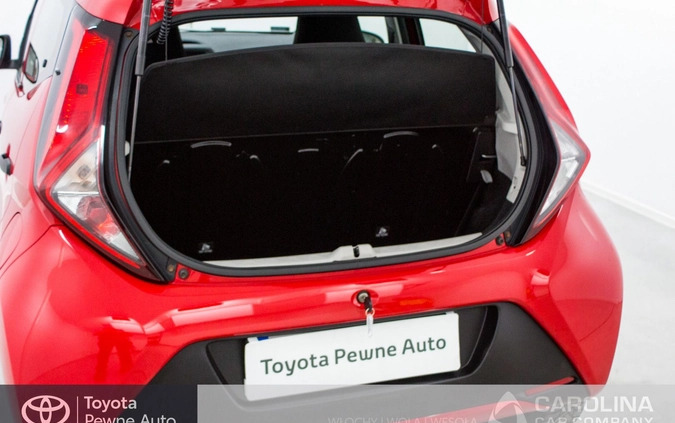 Toyota Aygo cena 41000 przebieg: 90158, rok produkcji 2019 z Wronki małe 79